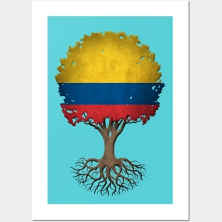 Tree of Life with Colombian Flag Posters and Art